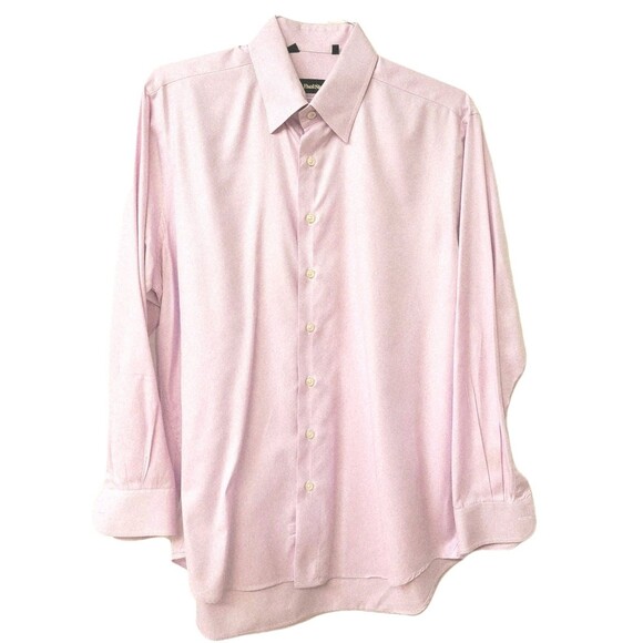 Paul Stuart Pink Button Down 100% Cotton Size L Mens Shirt Canada - Picture 6 of 7